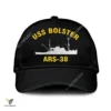 Uss Bolster Ars-38 Classic Baseball Cap Gift For Navy Veteran, Custom Print/embroidered Us Navy Ships Classic Cap
