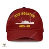 Uss Bolster Ars-38 Classic Baseball Cap Gift For Navy Veteran, Custom Print/embroidered Us Navy Ships Classic Cap