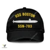 Uss Boston Ssn-703 Classic Baseball Cap Gift For Navy Veteran, Custom Print/embroidered Us Navy Ships Classic Cap