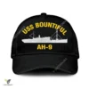Uss Bountiful Ah 9 Classic Baseball Cap Gift For Navy Veteran, Custom Print/embroidered Us Navy Ships Classic Cap