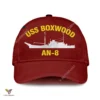 Uss Boxwood An-8 Classic Baseball Cap Gift For Navy Veteran, Custom Print/embroidered Us Navy Ships Classic Cap