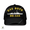 Uss Boyd Dd-544 Classic Baseball Cap Gift For Navy Veteran, Custom Print/embroidered Us Navy Ships Classic Cap