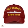 Uss Bradley E70ff 1041 Classic Baseball Cap Gift For Navy Veteran, Custom Print/embroidered Us Navy Ships Classic Cap