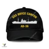 Uss Bryce Canyon Ad-36 Classic Baseball Cap Gift For Navy Veteran, Custom Print/embroidered Us Navy Ships Classic Cap