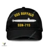 Uss Buffalo Ssn-715 Classic Baseball Cap Gift For Navy Veteran, Custom Print/embroidered Us Navy Ships Classic Cap