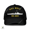 Uss Bull De-693 Classic Baseball Cap Gift For Navy Veteran, Custom Print/embroidered Us Navy Ships Classic Cap