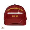 Uss Cape Gloucester Cve-109 Classic Baseball Cap Gift For Navy Veteran, Custom Print/embroidered Us Navy Ships Classic Cap