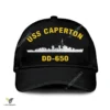 Uss Caperton Dd-650 Classic Baseball Cap Gift For Navy Veteran, Custom Print/embroidered Us Navy Ships Classic Cap
