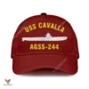 Uss Cavalla Agss-244 Classic Baseball Cap Gift For Navy Veteran, Custom Print/embroidered Us Navy Ships Classic Cap