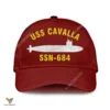 Uss Cavalla Ssn-684 Classic Baseball Cap Gift For Navy Veteran, Custom Print/embroidered Us Navy Ships Classic Cap