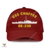 Uss Chaffee De-230 Classic Baseball Cap Gift For Navy Veteran, Custom Print/embroidered Us Navy Ships Classic Cap