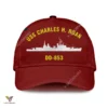 Uss Charles H. Roan Dd-853 Classic Baseball Cap Gift For Navy Veteran, Custom Print/embroidered Us Navy Ships Classic Cap