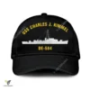 Uss Charles J. Kimmel De-584 Classic Baseball Cap Gift For Navy Veteran, Custom Print/embroidered Us Navy Ships Classic Cap