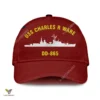 Uss Charles R Ware Dd-865 Classic Baseball Cap Gift For Navy Veteran, Custom Print/embroidered Us Navy Ships Classic Cap