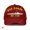 Uss Chase De-158 Classic Baseball Cap Gift For Navy Veteran, Custom Print/embroidered Us Navy Ships Classic Cap