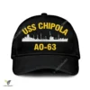 Uss Chipola Ao-63 Classic Baseball Cap Gift For Navy Veteran, Custom Print/embroidered Us Navy Ships Classic Cap