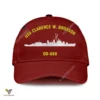 Uss Clarence W. Bronson Dd-668 Classic Baseball Cap Gift For Navy Veteran, Custom Print/embroidered Us Navy Ships Classic Cap