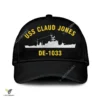 Uss Claud Jones De-1033 Classic Baseball Cap Gift For Navy Veteran, Custom Print/embroidered Us Navy Ships Classic Cap