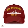 Uss Cochrane Ddg-21 Classic Baseball Cap Gift For Navy Veteran, Custom Print/embroidered Us Navy Ships Classic Cap