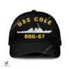 Uss Cole Ddg-67 Classic Baseball Cap Gift For Navy Veteran, Custom Print/embroidered Us Navy Ships Classic Cap