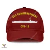 Uss Commencement Bay Cve-105 Classic Baseball Cap Gift For Navy Veteran, Custom Print/embroidered Us Navy Ships Classic Cap