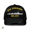 Uss Converse Dd-291 Classic Baseball Cap Gift For Navy Veteran, Custom Print/embroidered Us Navy Ships Classic Cap