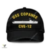 Uss Copahee Cve-12 Classic Baseball Cap Gift For Navy Veteran, Custom Print/embroidered Us Navy Ships Classic Cap