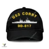 Uss Corry Dd-817 Classic Baseball Cap Gift For Navy Veteran, Custom Print/embroidered Us Navy Ships Classic Cap