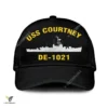 Uss Courtney De-1021 Classic Baseball Cap Gift For Navy Veteran, Custom Print/embroidered Us Navy Ships Classic Cap