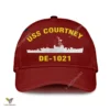 Uss Courtney De-1021 Classic Baseball Cap Gift For Navy Veteran, Custom Print/embroidered Us Navy Ships Classic Cap