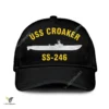 Uss Croaker Ss-246 Classic Baseball Cap Gift For Navy Veteran, Custom Print/embroidered Us Navy Ships Classic Cap