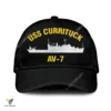 Uss Currituck Av-7 Classic Baseball Cap Gift For Navy Veteran, Custom Print/embroidered Us Navy Ships Classic Cap