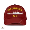Uss Currituck Av-7 Classic Baseball Cap Gift For Navy Veteran, Custom Print/embroidered Us Navy Ships Classic Cap