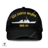 Uss Curtis Wilbur Ddg-54 Classic Baseball Cap Gift For Navy Veteran, Custom Print/embroidered Us Navy Ships Classic Cap