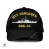 Uss Dahlgren Ddg-43 Classic Baseball Cap Gift For Navy Veteran, Custom Print/embroidered Us Navy Ships Classic Cap