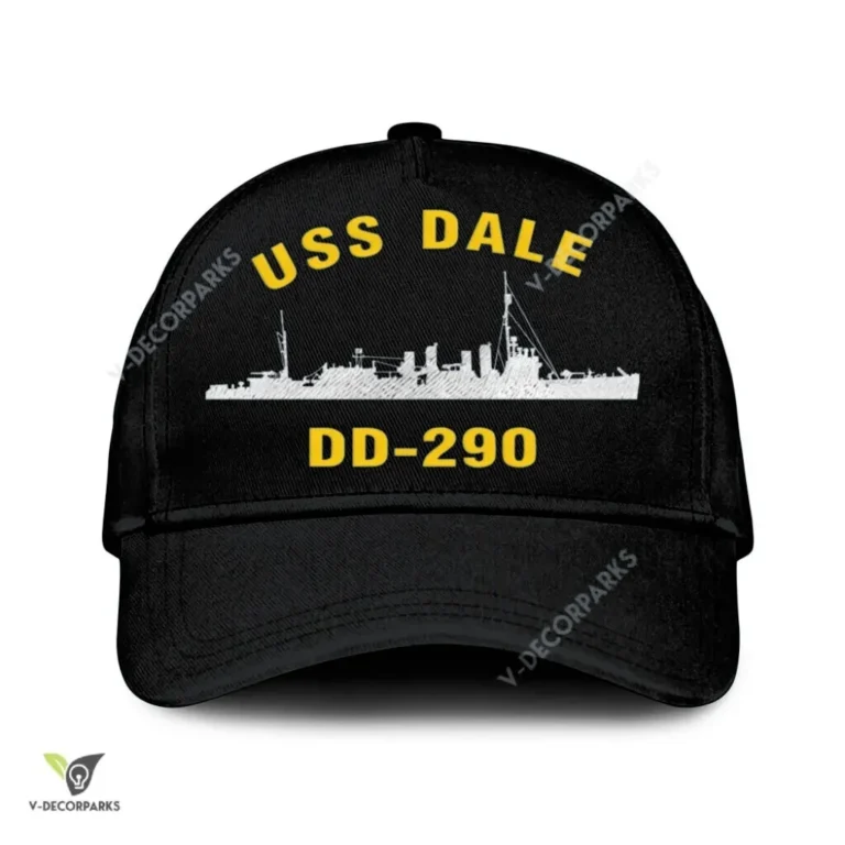 Uss Dale Dd-290 Classic Baseball Cap Gift For Navy Veteran, Custom Print/embroidered Us Navy Ships Classic Cap