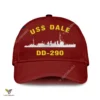 Uss Dale Dd-290 Classic Baseball Cap Gift For Navy Veteran, Custom Print/embroidered Us Navy Ships Classic Cap