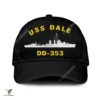 Uss Dale Dd-353 Classic Baseball Cap Gift For Navy Veteran, Custom Print/embroidered Us Navy Ships Classic Cap