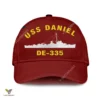 Uss Daniel De-335 Classic Baseball Cap Gift For Navy Veteran, Custom Print/embroidered Us Navy Ships Classic Cap
