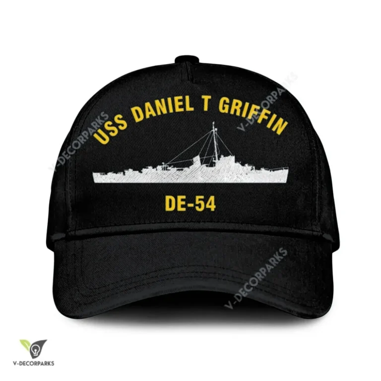 Uss Daniel T Griffin De-54 Classic Baseball Cap Gift For Navy Veteran, Custom Print/embroidered Us Navy Ships Classic Cap