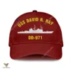 Uss David R. Ray Dd-971 Classic Baseball Cap Gift For Navy Veteran, Custom Print/embroidered Us Navy Ships Classic Cap