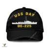 Uss Day De-225 Classic Baseball Cap Gift For Navy Veteran, Custom Print/embroidered Us Navy Ships Classic Cap