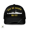 Uss De Haven Dd-727 Classic Baseball Cap Gift For Navy Veteran, Custom Print/embroidered Us Navy Ships Classic Cap
