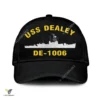 Uss Dealey De-1006 Classic Baseball Cap Gift For Navy Veteran, Custom Print/embroidered Us Navy Ships Classic Cap