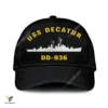 Uss Decatur Dd-936 Classic Baseball Cap Gift For Navy Veteran, Custom Print/embroidered Us Navy Ships Classic Cap