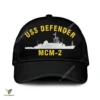 Uss Defender Mcm-2 Classic Baseball Cap Gift For Navy Veteran, Custom Print/embroidered Us Navy Ships Classic Cap