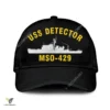 Uss Detector Mso-429 Classic Baseball Cap Gift For Navy Veteran, Custom Print/embroidered Us Navy Ships Classic Cap