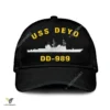 Uss Deyo Dd-989 Classic Baseball Cap Gift For Navy Veteran, Custom Print/embroidered Us Navy Ships Classic Cap