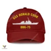 Uss Donald Cook Ddg-75 Classic Baseball Cap Gift For Navy Veteran, Custom Print/embroidered Us Navy Ships Classic Cap