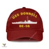 Uss Donnell De-56 Classic Baseball Cap Gift For Navy Veteran, Custom Print/embroidered Us Navy Ships Classic Cap